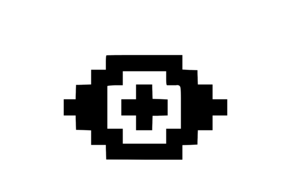 Bitmap Web Eye View Symbol