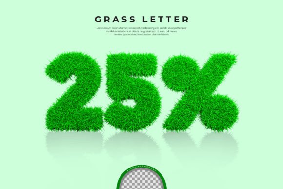 Elevating Brand Aesthetics with Green Grass of 25 off in 3d Text Render: A Strategic Asset for Modern Creators