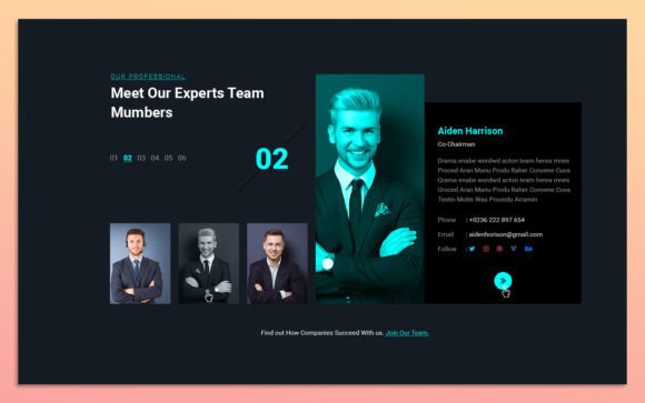 Elevating Digital Presence: The Strategic Value of the 2.Team Member Widget Design Elements