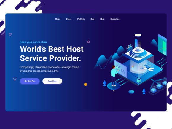 Implementing the Hosting Services Hero Header for High-Impact Web Presence