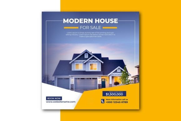 Real Estate Home Sale Web Banner Template