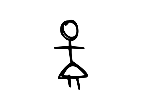 Strategic Application of the Stick Women Doddle Graphic Icon Symbol in Modern Design
