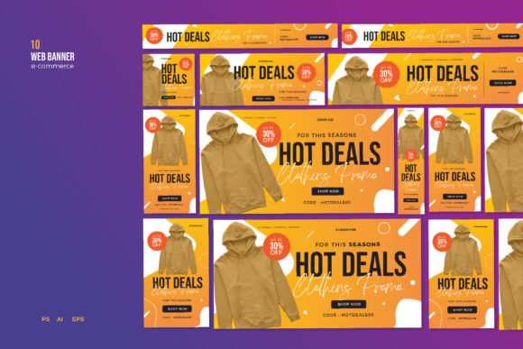 Streamlining Digital Marketing with a Versatile E-commerce Web Banner Package